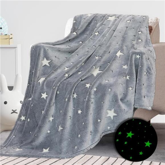 Other - Glow in The Dark Blanket for Kids Unique Birthday Gifts for Girls Boys Teens